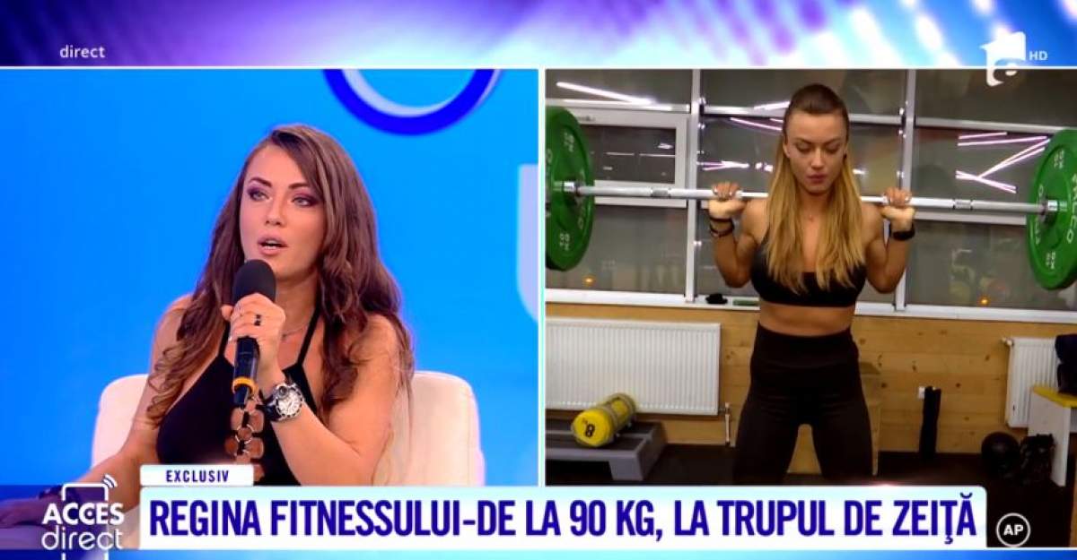 Regina Fitnessului, de la 90 de kilograme, la un trup de zeiţă. "Mâncam şi pastele cu pâine" / VIDEO