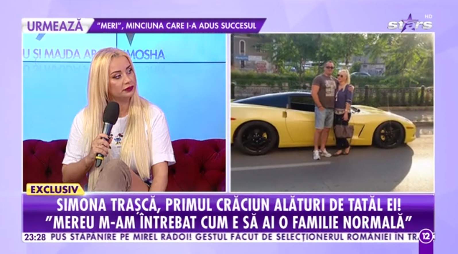 Simona Trașcă, primul Crăciun alături de tatăl ei! Ce a convins-o să îngroape securea războiului / VIDEO