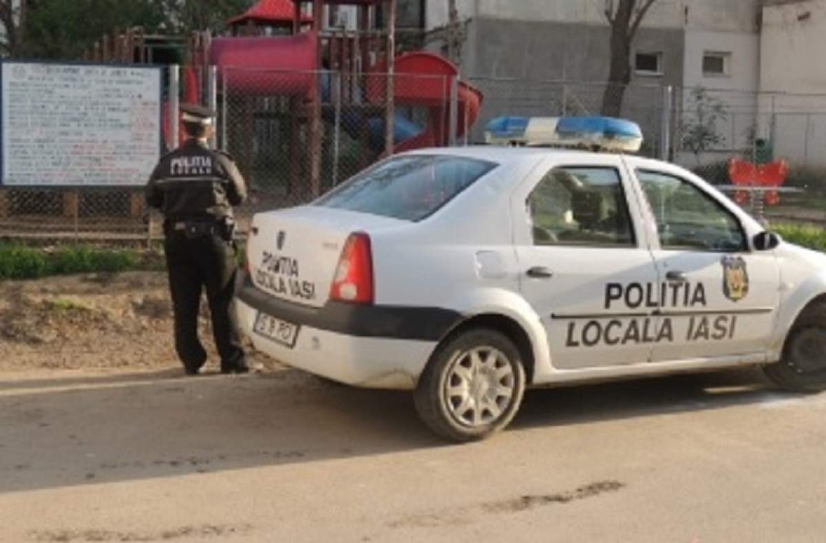 Scandal în plină stradă, la Iași! O femeie a bătut crunt un polițist, iar iubitul ei a snopit un jandarm