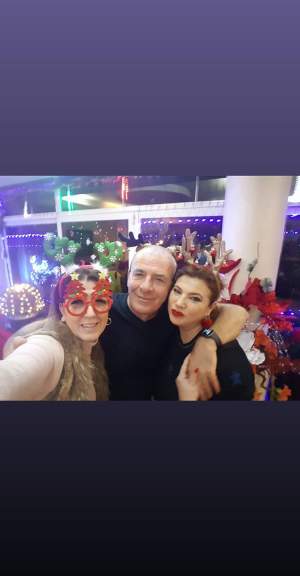 Mihaela Borcea a petrecut Crăciunul cu fostul şi actualul. Au demonstrat că există prietenie după divorţ. VIDEO