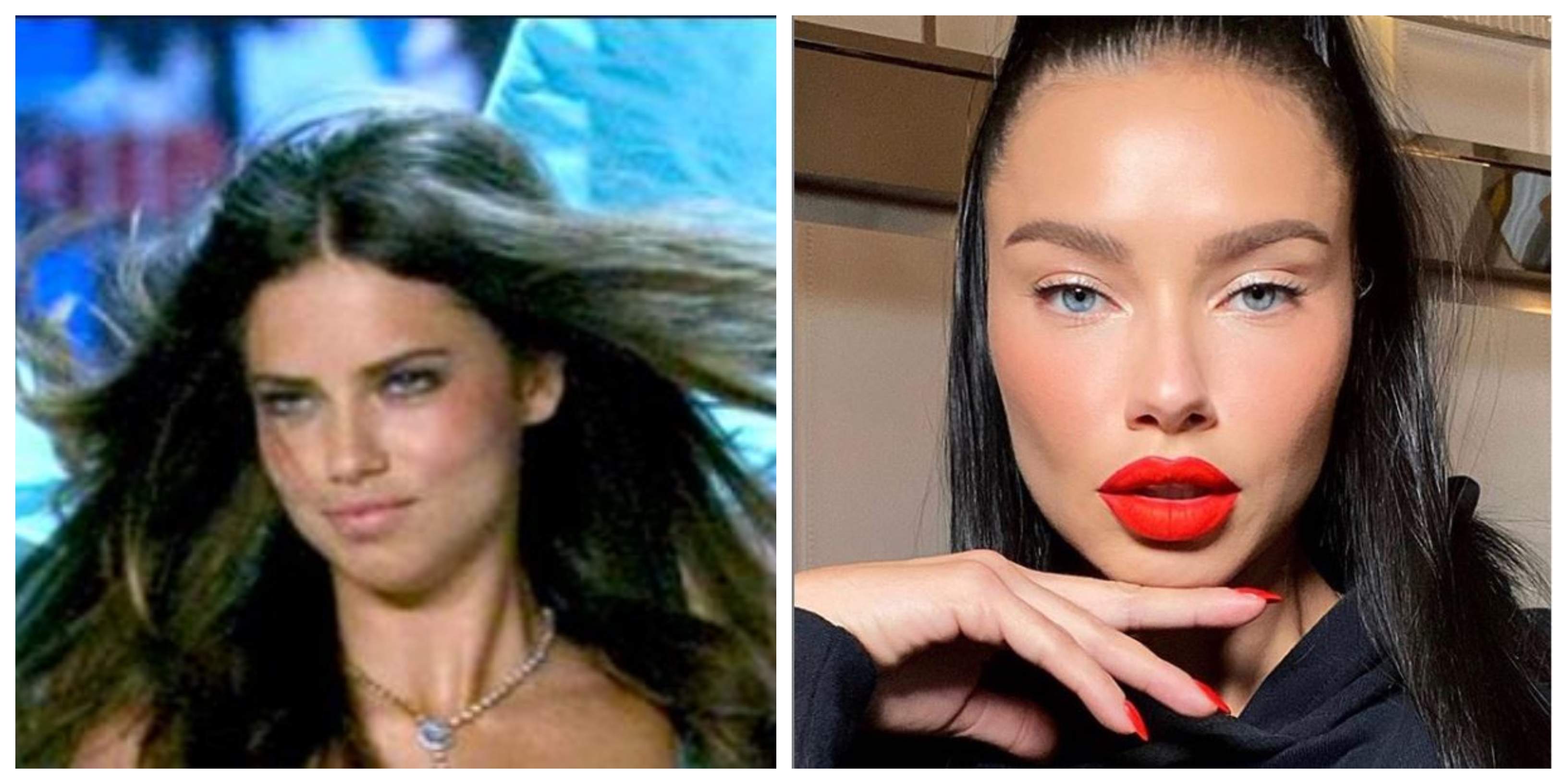 FOTO / Superbul model Adriana Lima, de nerecunoscut. Cum i-au distrus faţa intervenţiile estetice