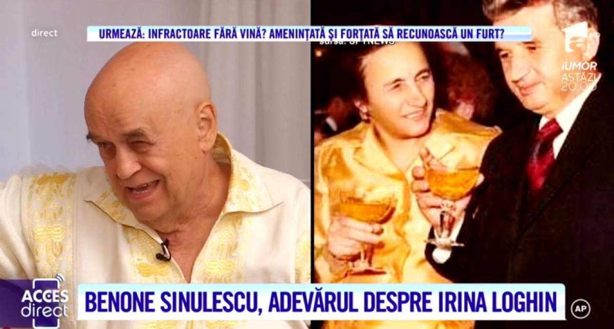 Adevărul despre relaţia dintre Elena şi Nicolae Ceauşescu. Benone Sinulescu a dat cărţile pe faţă, la "Acces Direct"