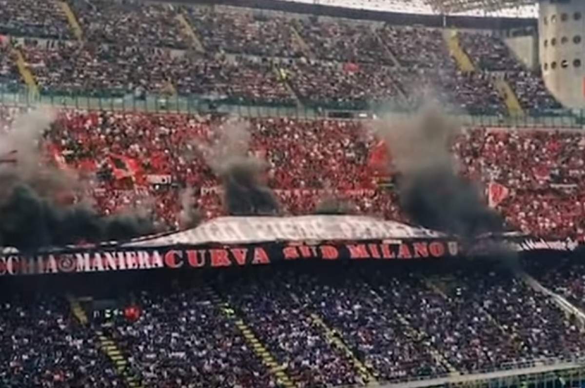 Italia este în stare de şoc! Fanii lui AC Milan s-au înjunghiat între ei, dintr-un motiv incredibil