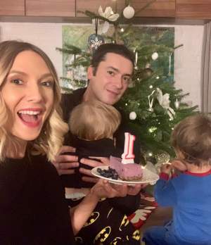 FOTO / Sărbătoare mare în familia Adelei Popescu! Fiul cel mic al vedetei împlinește 1 an: „Dragostea noastră dolofană”