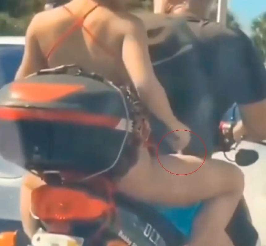 VIDEO / O femeie de-a dreptul inventivă! Se epilează în timp ce merge pe motocicletă, în Miami