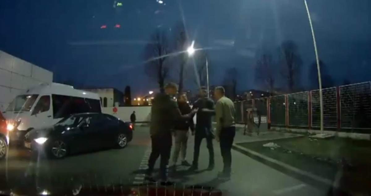VIDEO / Scene desprinse din filmele de acţiune, în Cluj! Doi bărbaţi s-au bătut într-o benzinărie