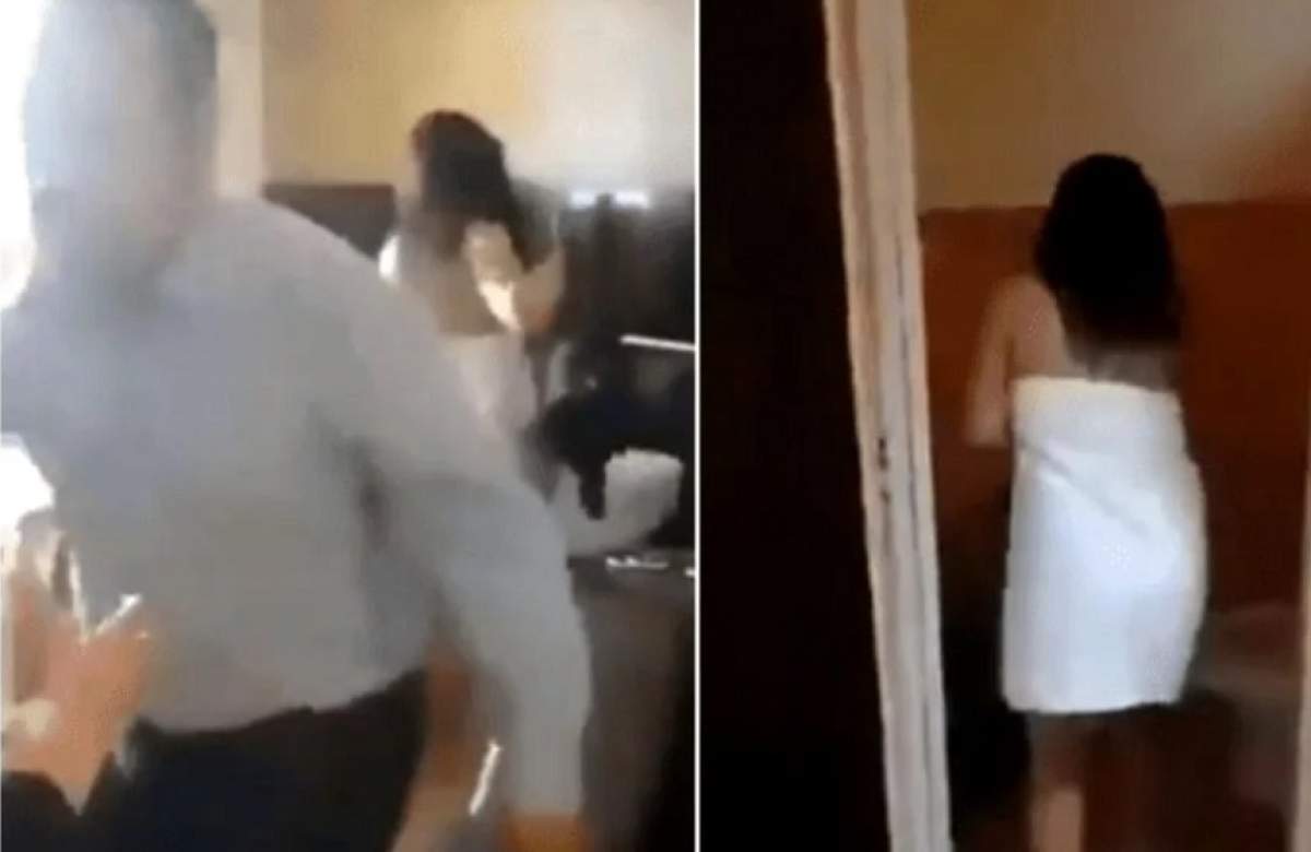 VIDEO / Momentul bizar când un primar este prins de mama sa cu o prostituată