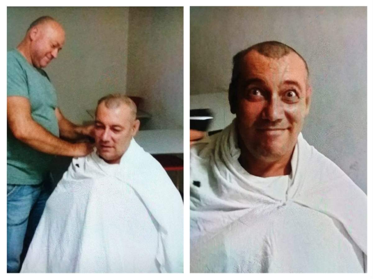 FOTO / Scandalul de la secţia de Psihiatrie Târgu Jiu continuă! Asistenţii medicali se tund în sala de mese a bolnavilor