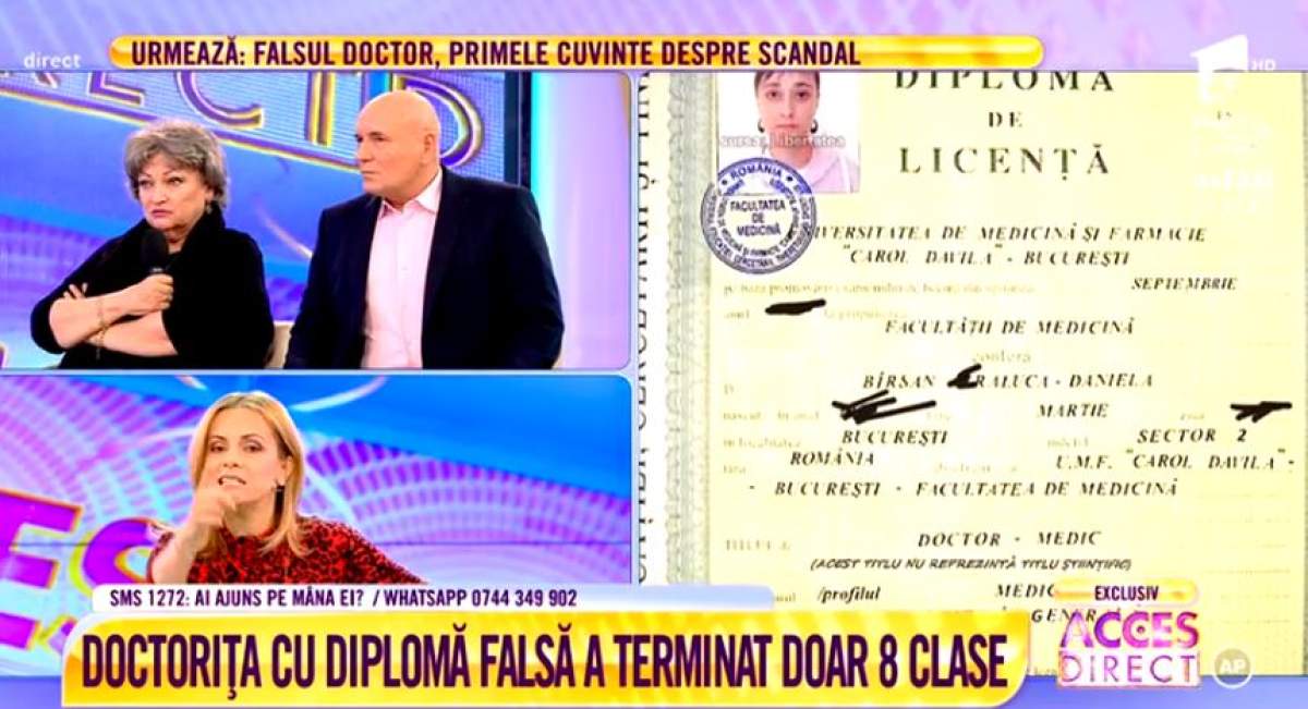 VIDEO / Monica Pop aruncă bomba în cazul medicului fals, Raluca Bîrsan. "Are o idilă cu un manager"