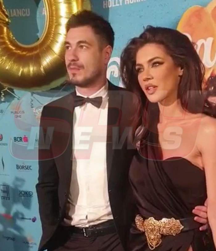 VIDEO / Cristina Ich şi Alex Piţurcă, prima apariţie oficială. Vedeta a purtat o rochie super hot!