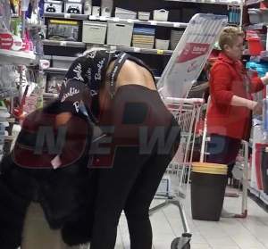 VIDEO PAPARAZZI / Ea e bomba bombelor, prinţesa prinţeselor! Loredana Chivu, în sânii goi, la shopping! Imagini explicite