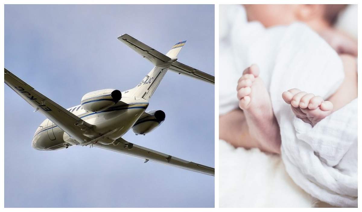O femeie a născut în avion, chiar în timpul zborului! Ce avantaje va avea aceasta, împreună cu copilul