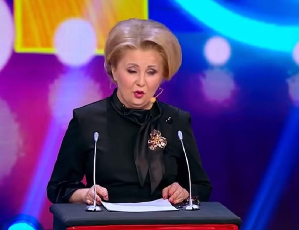 Parodie senzațională pe scena "iUmor"! Sosia Vioricăi Dăncilă negociază intrarea în politică a juraților / VIDEO