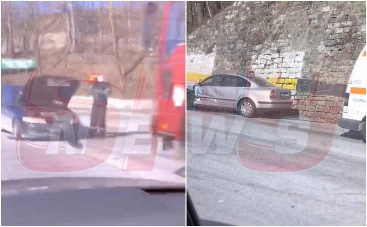 Accident grav în Prahova! Două mașini s-au ciocnit puternic la intrare în Posada