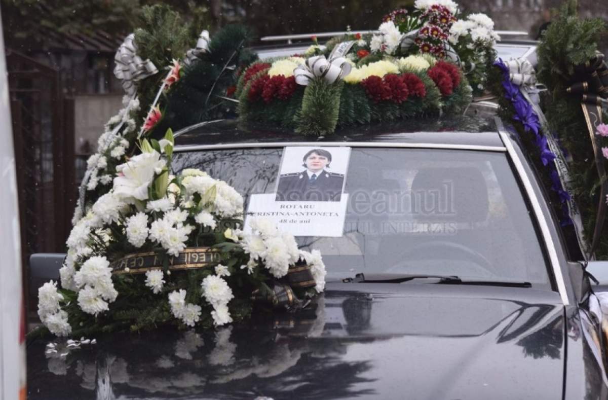 Polițista din Botoşani decedată în Germania, condusă pe ultimul drum! Doi copii au rămas fără mamă