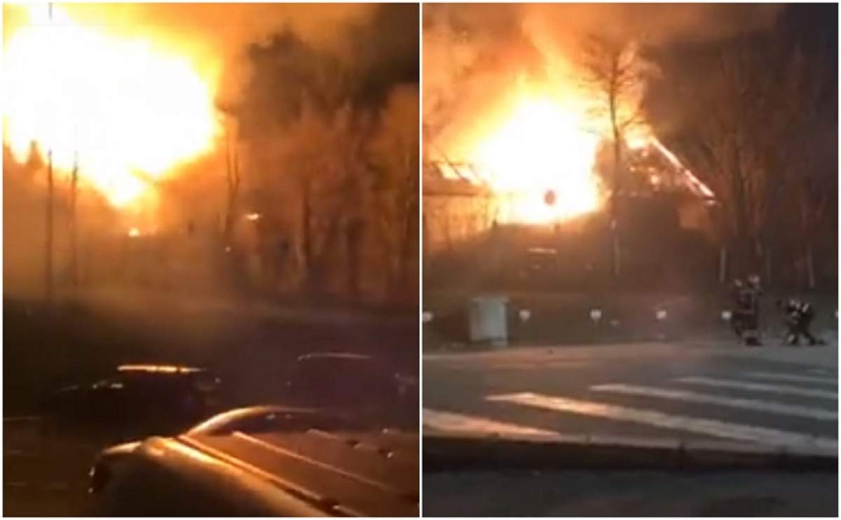 VIDEO / Incendiu de proporții la o grădiniță din Cluj! Pompierii intervin de urgență