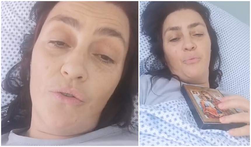 Rona Hartner, la spital, după operaţia care i-a salvat viaţa / VIDEO