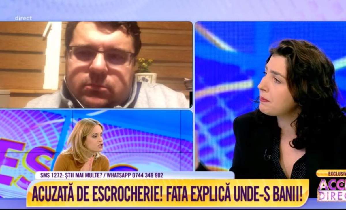 Tânăra acuzată că a fugit cu banii din donaţiile copiilor bolnavi s-a enervat şi a plecat din platoul "Acces Direct". "Gata. Stop"