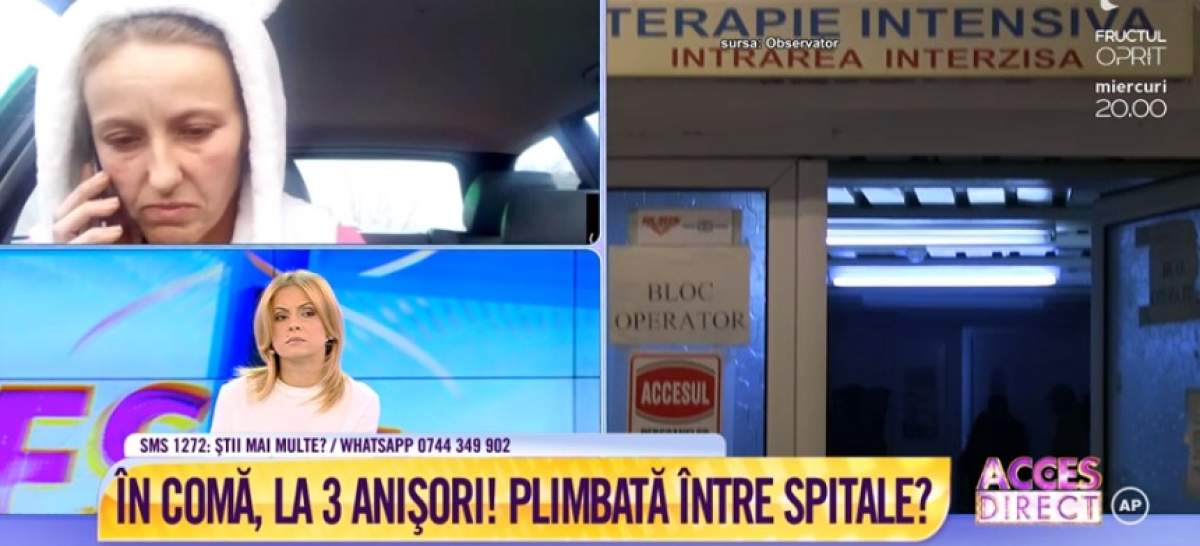 VIDEO / O fetiţă de 3 ani, cu sindromul Down, ar fi ajuns în comă, după ce ar fi fost plimbată prin mai multe spitale