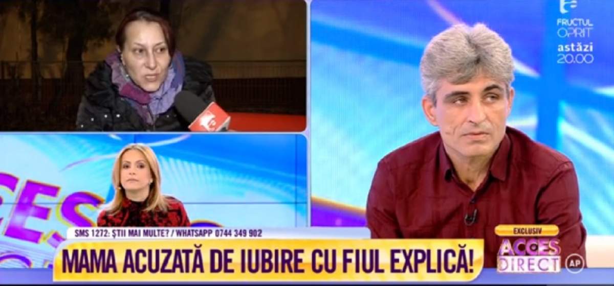 VIDEO / Mama acuzată de iubire cu fiul explică: "Totul este o minciună, în filmări nu sunt eu și nici copilul meu"