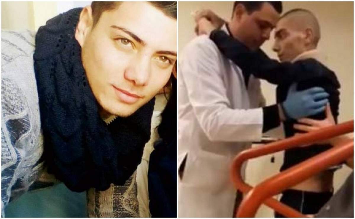 FOTO / Bogdan, tânărul salvat în Turcia de cancer, a făcut primii pași prin salon