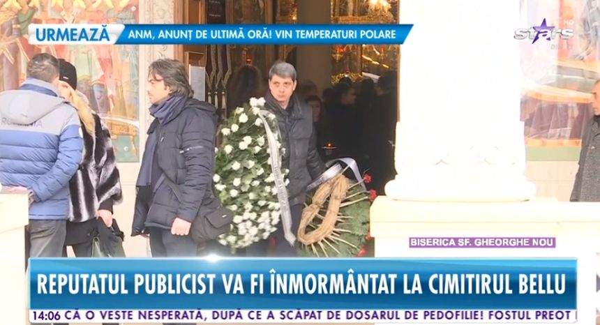 George Stanca, înmormântat la cimitirul Bellu. Ultima dorinţă a jurnalistului, îndeplinită