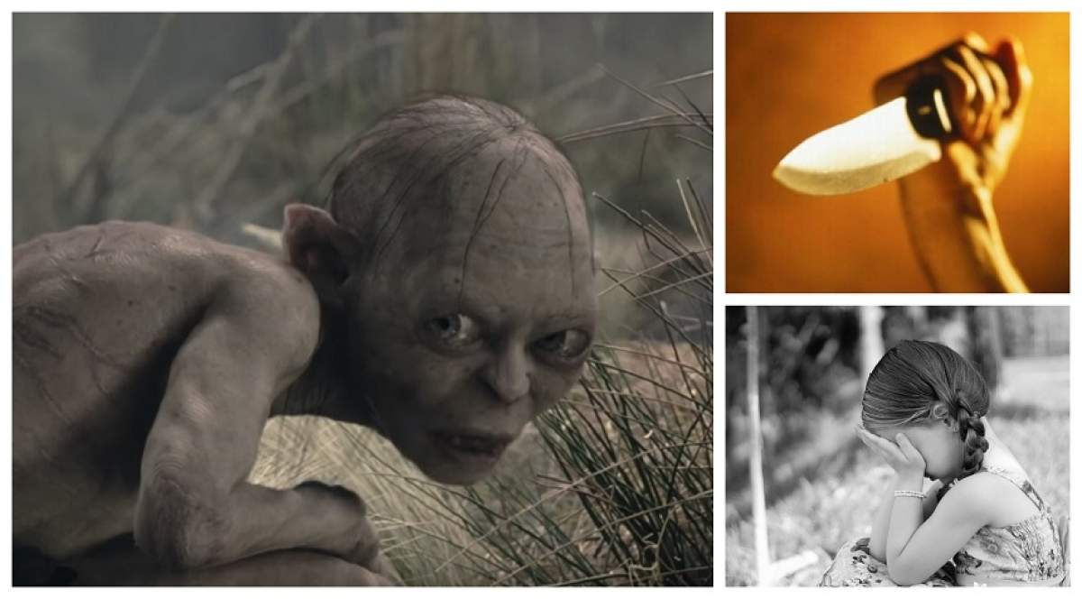 O fetiță de 5 ani a fost atacată cu cuțitul și aruncată de la etajul 3 de o bătrână! Aceasta a confundat-o cu personajul „Gollum”, din „Stăpânul Inelelor”