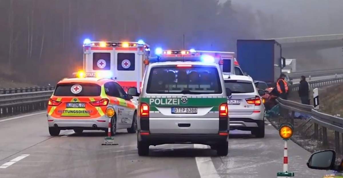 VIDEO / Un șofer român, implicat într-un accident ușor, a murit în timp ce dădea declarații polițiștilor