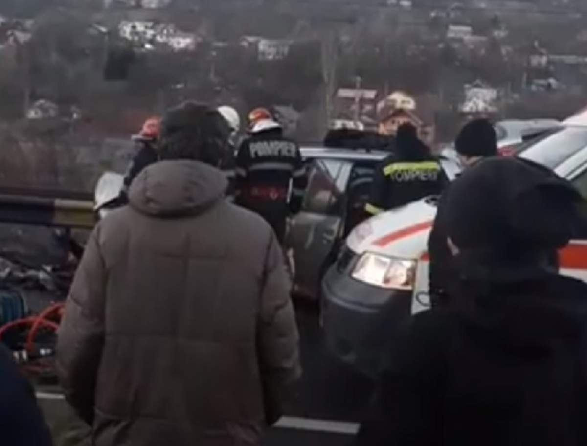 Accident grav pe DN1! Mai multe persoane sunt încarcerate