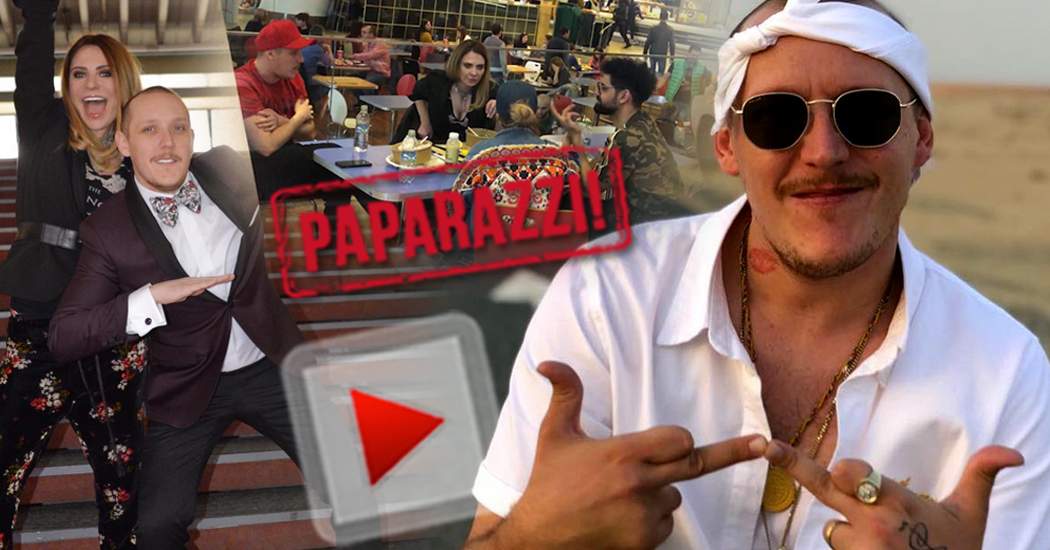 VIDEO PAPARAZZI / What's Up i-a dat ignore soţiei, de dragul Adinei Buzatu! Reacţia Siminei a fost pe măsură