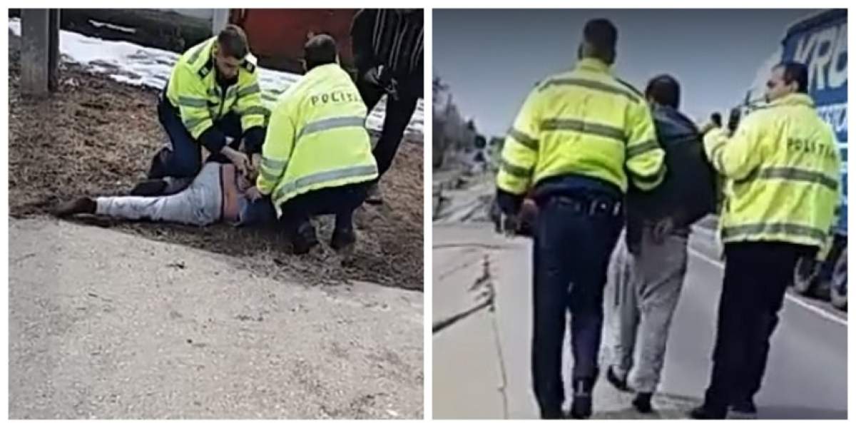 Poliţişti din Dolj, cercetaţi disciplinar după ce au oprit un bărbat să îşi mai bată nevasta. VIDEO