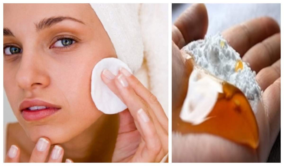 Masca cu miere şi bicarbonat de sodiu te scapă în 15 minute de impurităţi! Aşa o prepari acasă