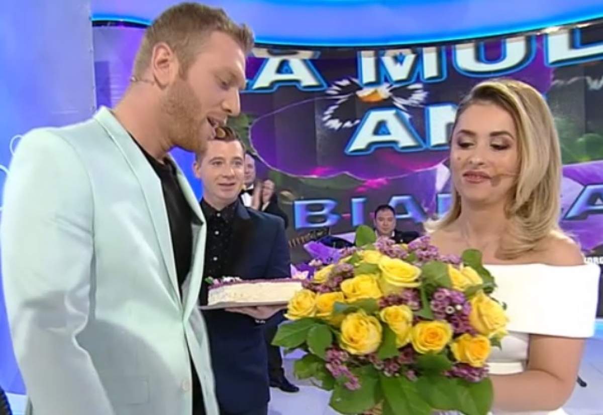 Bianca Sârbu, aniversată în direct, la "Te iubesc de nu te vezi"! Două persoane speciale au venit să-i spună "La mulți ani"
