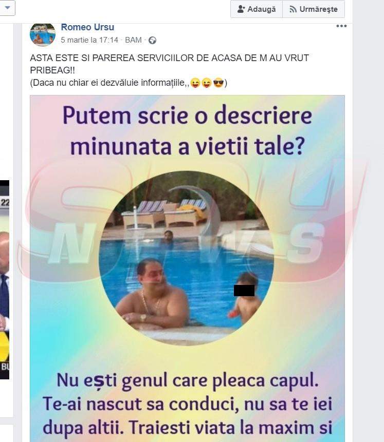 Poliţişti umiliţi de un interlop celebru, dat în urmărire internaţională! Imagini exclusive