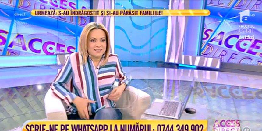 VIDEO / Simona Gherghe s-a confruntat cu o problemă, în direct. "Aoleu, cred că e din cauza cămăşii!"