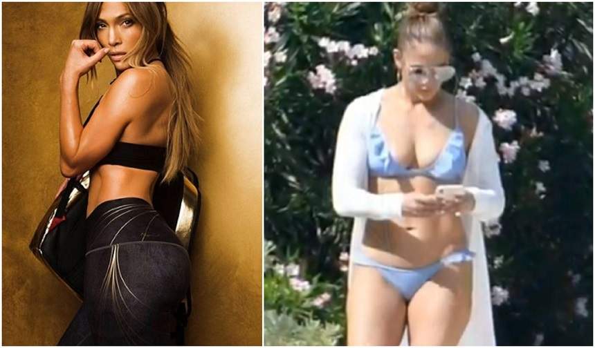 Jennifer Lopez își editează pozele? Artista nu arată la fel ca pe Instagram, s-a îngrășat și are colăcei. FOTO