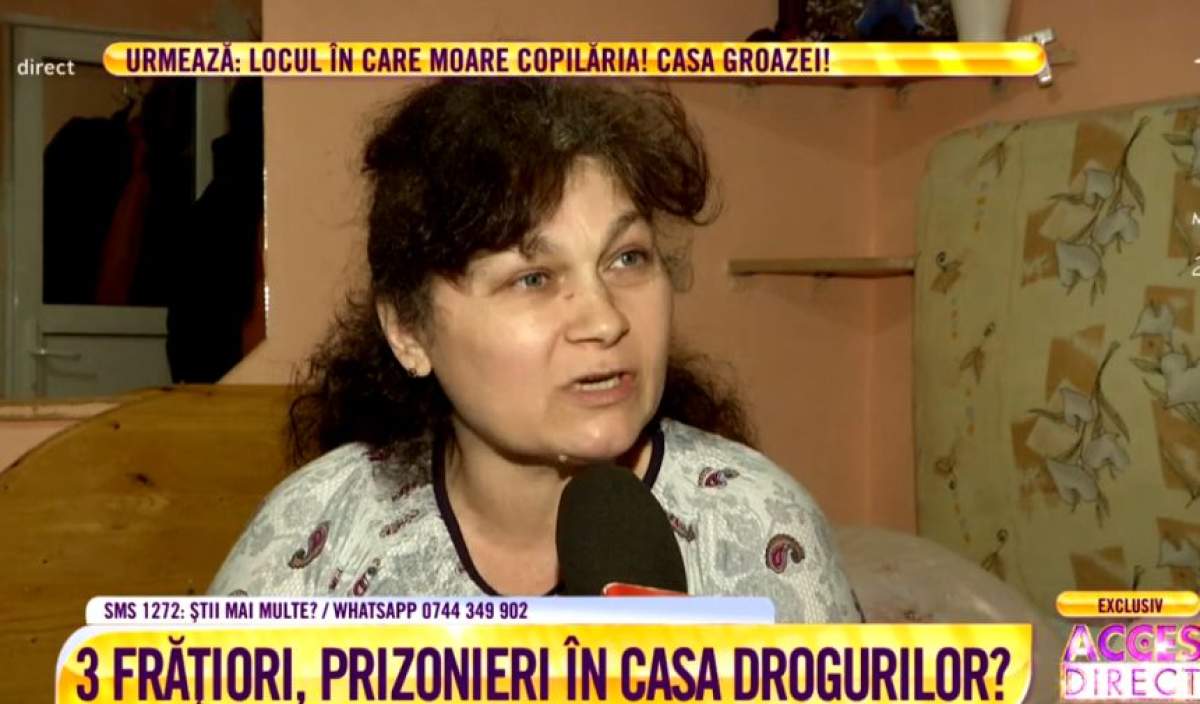 VIDEO / O bunică disperată vrea să-şi salveze nepoţii de fiica sa şi de iubitul ei, consumatori de droguri. "Micuţii au fost bătuţi"