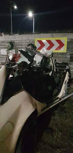 Accident cumplit în Suceava! Alex, un tânăr de 28 de ani, a intrat cu 140 km/h în „zidul morţii”! A murit pe loc / VIDEO