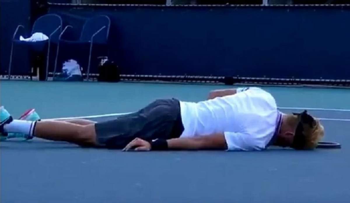 VIDEO / Momente înfiorătoare la turneul de tenis de la Miami! Un jucător s-a prăbușit pe teren și a început să plângă de durere