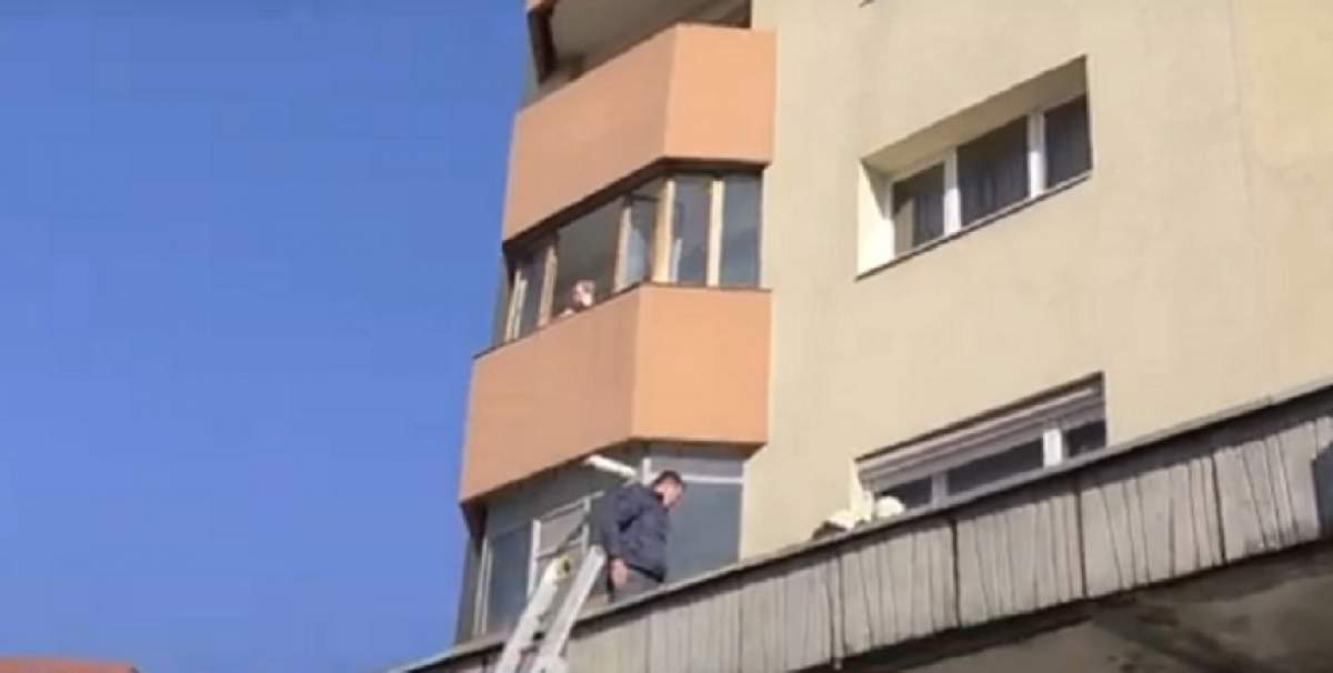 O femeie de 90 de ani s-a aruncat de la etajul 7 al unui imobil din Cluj! VIDEO