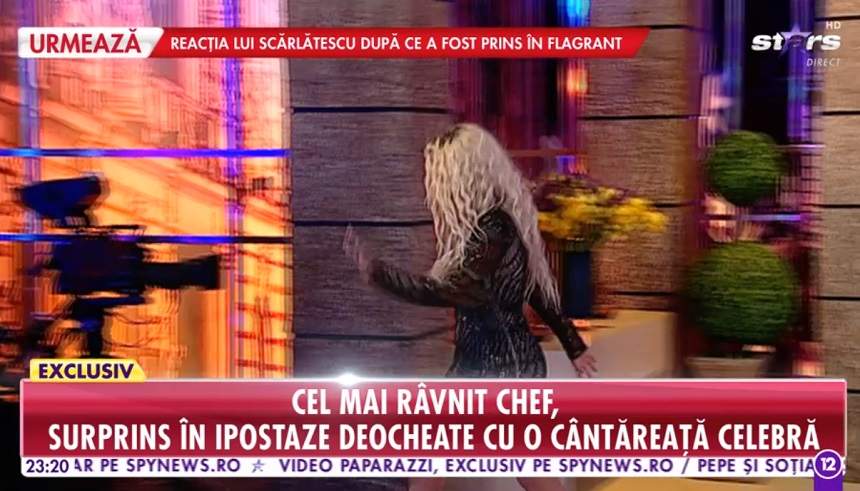 Maria Andria, reacție uluitoare după ce a fost prinsă sărutându-se cu Cătălin Scărlătescu! S-a ridicat și a plecat din emisiune!