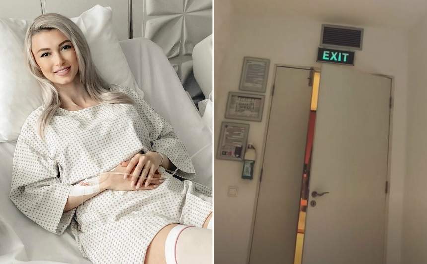 Andreea Bălan, bucurie mare la spital! "După paşi ştiam că tu eşti". VIDEO