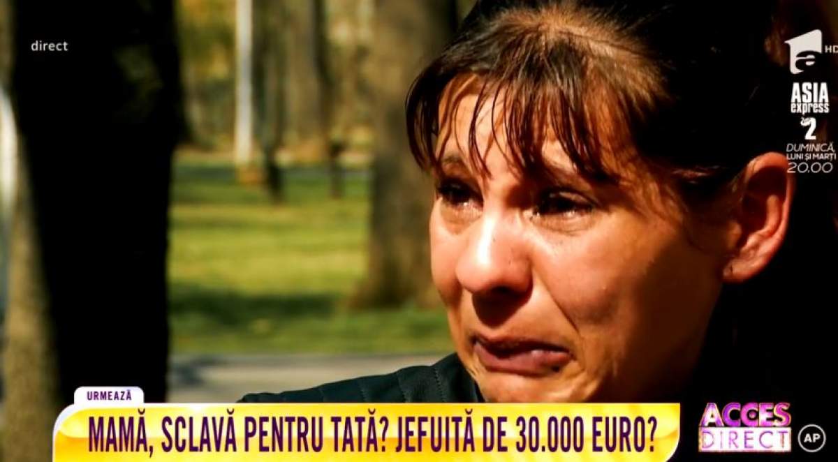 Mama, sclavă pentru tată? Femeia de 38 de ani, sedusă, jefuită şi alungată din casă