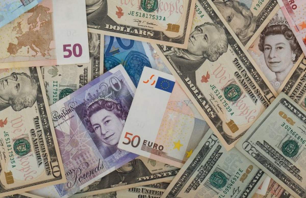 Curs valutar BNR azi, 27 martie. Euro, dolarul şi lira sterlină sunt din nou în creştere