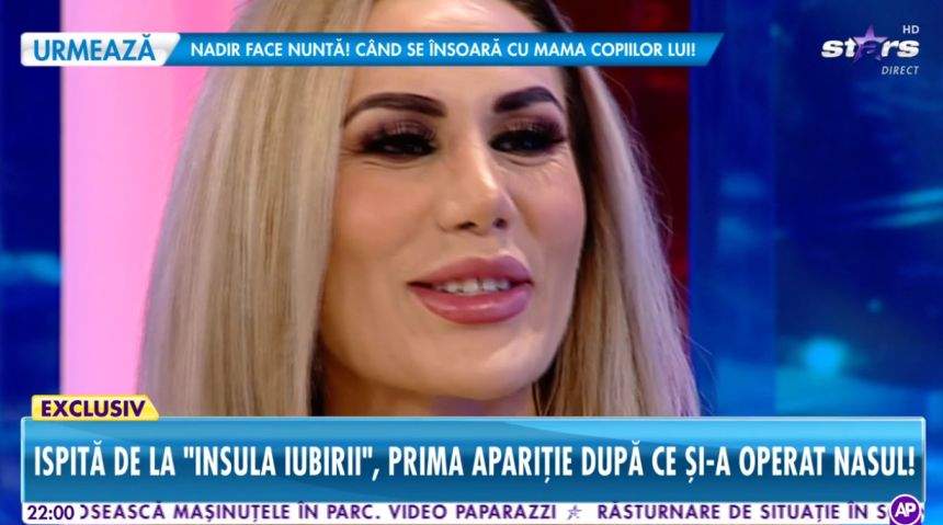 Ispita Bianca Roman şi-a operat sânii şi nasul. Vedeta arată fenomenal