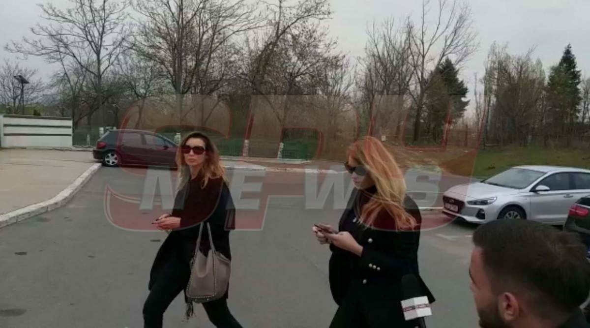 Valentina Pelinel și Dana Săvuică au ajuns la crematoriu, pentru a-i spune „adio” Zinei Dumitrescu. FOTO & VIDEO