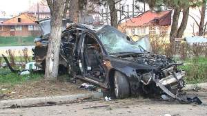 Accident șocant în Mureș, un student s-a izbit cu 200 de kilometri la oră cu o dubă! Abia se întorsese acasă, la părinți / VIDEO