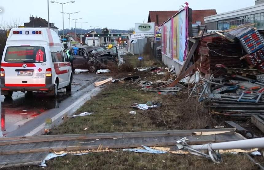Soferiţă româncă surprinsă beată la volan! A făcut dezastru pe străzile din Austria / VIDEO