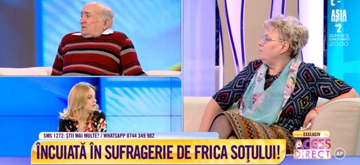 Scandal între doi soți aflați la pensie: "Atunci când ies din casă, spune că mă duc la bărbaţi". VIDEO