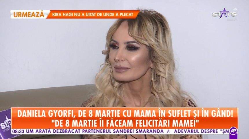 Daniela Gyorfi, amintiri emoţionante despre mama ei. "A fost copilul meu"